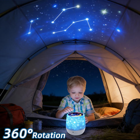 Silvotek 360 7 Sets Night Light Projector - Star Light Projector with USB Cable, Degree Rotation Star Projector Lamp