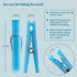 60PCS Baby Shower Clothespin Games, 1.4 inch Plastic Mini Clothes Pins for Party Decorations, DIY Crafts (Blue)