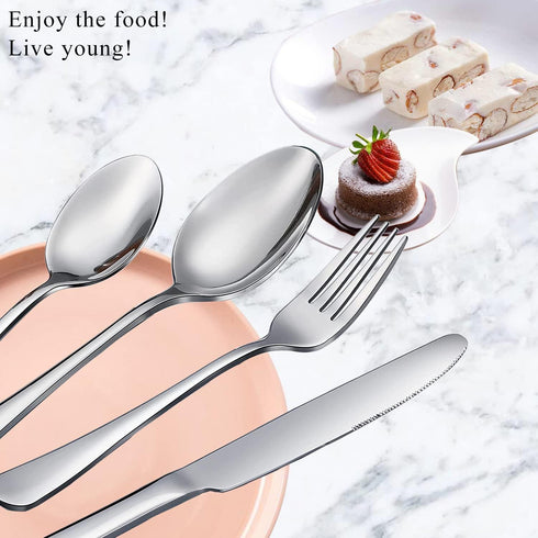 Set of 6 Small Coffee Spoons, Top Food Grade Stainless Steel, 5.5 Inches, Mirror Finish & Dishwasher Safe