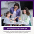 Just Crunch Anti-Soggy Cereal Bowl, 2 Pack - Keeps Cereal Fresh & Crunchy, BPA Free, Microwave Safe, White