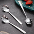 Csinos 304 Stainless Steel Spoon Set, Shell Shape Flatware Spoon