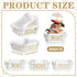 300 Pcs Square Cupcake Liners, 2.36 Inches Brownie Cupcake Cups for Wedding, Baby Shower, Birthday Party