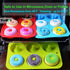 Walfos Silicone Donut Mold - Non-Stick Doughnut Pan Set, Heat Resistant, BPA FREE, Set of 2
