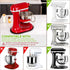 Mixer Slider Mat For Kitchen Aid Bowl Lift 5-8 Qt Stand Mixer Wood Sliding Tray for Stand Mixer, Kitchen Appliance Slider Easy to Move, Kitchenaid Mixer Accessories Kitchen Worktops Protection by HouseJoy