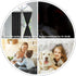 PiccoCasa Blackout French Door Curtain Panel - Solid Blackout Door Curtain Drapery with Tiebacks - 1 Panel Black W25 x