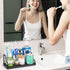Countertop 7 Counter Bathroom Organizer - Detachable Slots Kids Electric Black Toothbrush and Toothpaste Holder