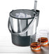 Oggi Insulated Ice Bucket, 4 Quart / 3.8 L, Black Stainless Steel