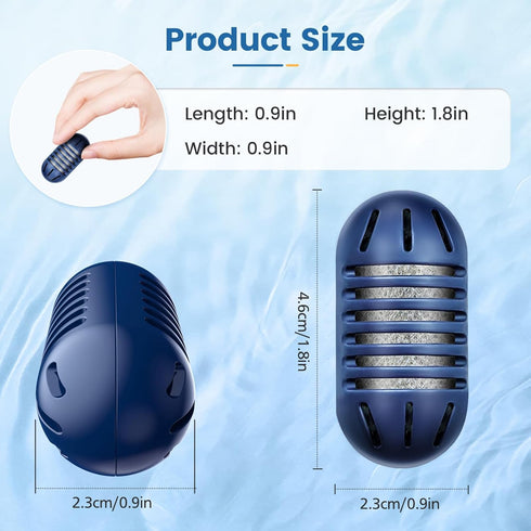 isinlive 12-Pack Demineralization Cartridge for HoMedics Ultrasonic Humidifiers, Filters Mineral Deposits