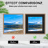 15 Pack 12x12 8x8 Black Picture Mats, Frame Mattes for Pictures Display Photo Frame Mat Core Bevel Cut Mat Board Show