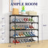 Closet, Kitsure Shoe Rack - Non-Woven Shoe Rack Shelf, Shoe Organizer for Entryway, Garage & Corridor, Stackable Shoe