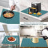Extra Large Silicone Countertop Mat, Nonslip Heat Resistant Kitchen Table Protector, Dark Green for Crafts and Pastry