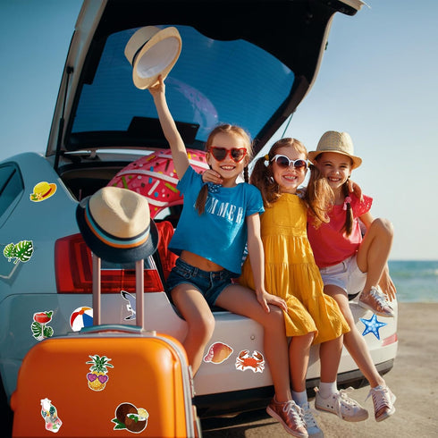 27 Pcs Summer Cruise Door Magnets, Funny Reusable Magnetic Decorations for Cabin Door, Ship, Refrigerator, Office