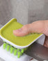 Blade Knife Cleaner 2PCS - Kitchen Washing Brush and Double-Sided Knife Scrubber for Cutlery Cleaning