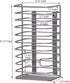 Household Essentials Cabinet Door Trash Bag Holder, Steel Frame, Satin Nickel Powder Coating, Perfect for Disposable