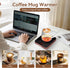 3 Settings 1-12H Coffee Mug Warmer for Desk with Auto Shutoff, Coffee Cup Warmer for Desk Auto Shut Off with Temp.