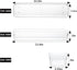ihomecooker 6 Set Clear Plastic Junk Drawer Organizer for Kitchen, Vanity, Curlery, Utensil, Makeups