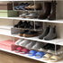 2 Closet 16.5-31.5 Inch CroBlissful Pcs Expandable Shoe Rack Organizer for Adjustable Retractable Hanging Cabinet Shoe