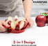 Rainspire 8 8 Apple Cutter Slices, Blade Apple Slicer and Corer, Apple Corer Tool with Stainless Steel Blades, Super