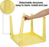 4 Set, Kids Table and Chairs Toddler Table Plastic Sturdy Desk for Reading, Art, Homework