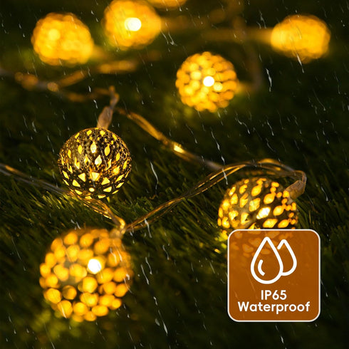 Lights,CMYK 30 Globe String LED Fairy String Lights Battery Operated for Indoor,Party,Patio,Wedding,Bedroom,Christmas