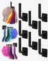 Hat Rack for Hat Storage (8-Pack), Multi-purpose Organizer with Strong Adhesive Hat Hooks for Baseball Caps