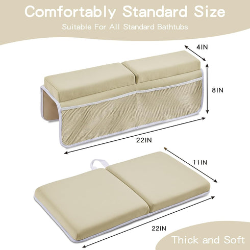 Elbow Set,Bath Baby Bath Kneeler and Rest Pad Kneeling Pad Thick Soft Quick Dry Bathtub Mat for Bathing Time,Baby