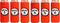 Baxendale Set of 6 Tall Can Sleeves for Slim and Tall Beer Cans, 12oz Insulated Cooler Sleeves, Compatible with