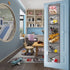 Extra Large Pockets Shoe Organizer - Over the Door Hanging Shoe Holder with 6 Large Pockets for Closet (Grey)