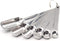 MEKBOK Heavy Duty Stainless Steel Measuring Spoons, Set of 6 for Dry or Liquid, Fits in Spice Jar