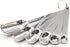 MEKBOK Heavy Duty Stainless Steel Measuring Spoons, Set of 6 for Dry or Liquid, Fits in Spice Jar