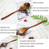 Wooden Spoon for Cooking - Long Handle Ladle Soup Stirring Utensils Set of 3, Handmade Kitchen Mixing Spoons