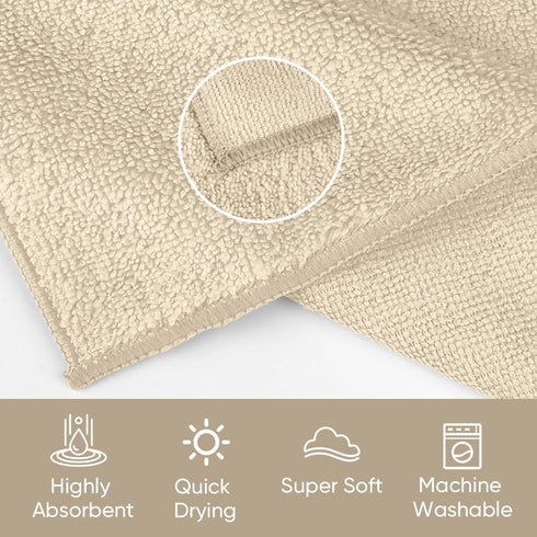 24 Pack, 12x12 Inch, HOMEXCEL Microfiber Washcloths Highly Absorbent and Soft Face Towel, Multi-Purpose Wash Cloths