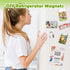 Qualsen Sublimation Blanks Fridge Magnet, 30 Pcs DIY Decorative Magnets for Home Kitchen Refrigerator