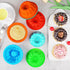 Webake Silicone Mini Bunt Cake Molds, 4 Inch Fluted Tube Cake Pan, 8 Pack Non-stick