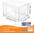 Extra Large Trash Bag Dispenser Roll Holder, Wall Mount Acrylic Kitchen Under Sink Organizer for 13 30 33 Gallon