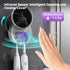 Toothbrush Holder and Cleaner Razor Holder and Dryer Auto Open/Close Cover Rechargeable Wall-Mounted Suitable for Most