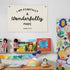 Wheatwin Kids Room Decor - Bible Verse Wall Hanging, 'I am Fearfully and Wonderfully Made' Linen Banner, Canvas