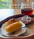 Countertop (Clear,14.5" 10" 1") IwaiLoft Glass Serving Tray with The Crabapple Pattern Glass and Walnut for Kitchen