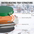 12.4", 125W 35 6.6' (Green,2PACK) Chicken Water Heater for Winter Thermostat Chicken Drinker Heater Base for Gal Metal