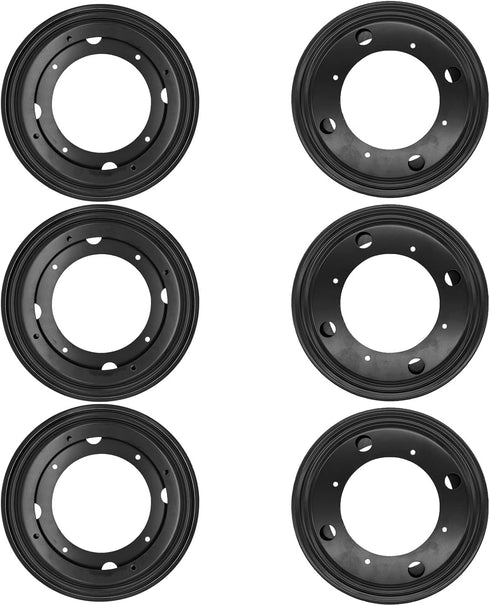 6 Packs 8'' Lazy Susan Hardware, Heavy Duty 5/16''Thick Turntable Bearing Swivel