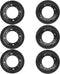 6 Packs 8'' Lazy Susan Hardware, Heavy Duty 5/16''Thick Turntable Bearing Swivel