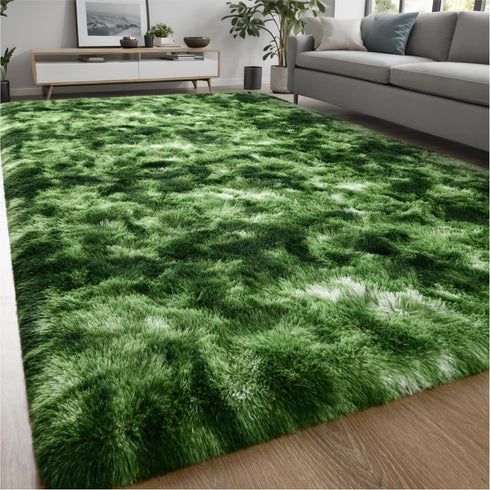 Larhom 5x8 Nuttumico Extra Large Fluffy Area Rug, Feet Modern Indoor Carpets for Living Room Bedroom, Plush High Pile
