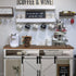 Large Capacity Wire Kup Storage with Wooden Base, Mug Shape Wire Basket with Lid for Kitchen Decor