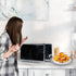 Microwave Cool Plate and Spillover Caddy with Handles, BPA Free for Bowls, Plates, and Microwave Meals