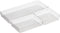 Oggi Set of 3 Clear Drawer Organizers, Ideal for Organizing Kitchen Drawers, Office, Desk, and Bathroom Utensils