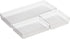 Oggi Set of 3 Clear Drawer Organizers, Ideal for Organizing Kitchen Drawers, Office, Desk, and Bathroom Utensils