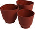 Norpro 3 Piece Silicone Bowl Set, Red 1019R
