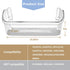240323002 Refrigerator Door Bin Shelf for Frigidaire or Electrolux, Clear, Bottom 2 Shelves, Replaces PS429725