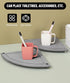 Instant Dry Corner Sink Caddy - Water Absorbing Stone Tray with 2 Coasters for Kitchen Bathroom Countertop