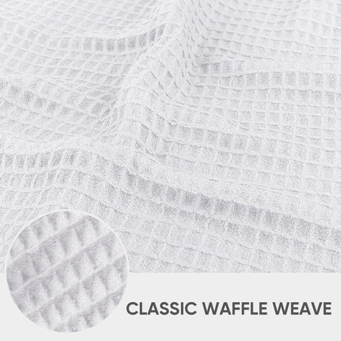 50 Pack 12 12 Inches HOMEXCEL Waffle Weave Microfiber Towel, Lint Free Bulk Cleaning Rags, x Barista Towels, Reusable